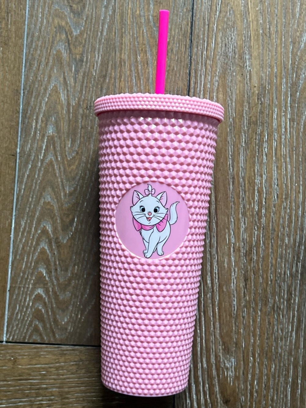 Pink Starbucks Disney Aristocrats Tumbler with Straw